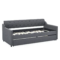 Streamdale Tufted Daybed with Trundle and Usb