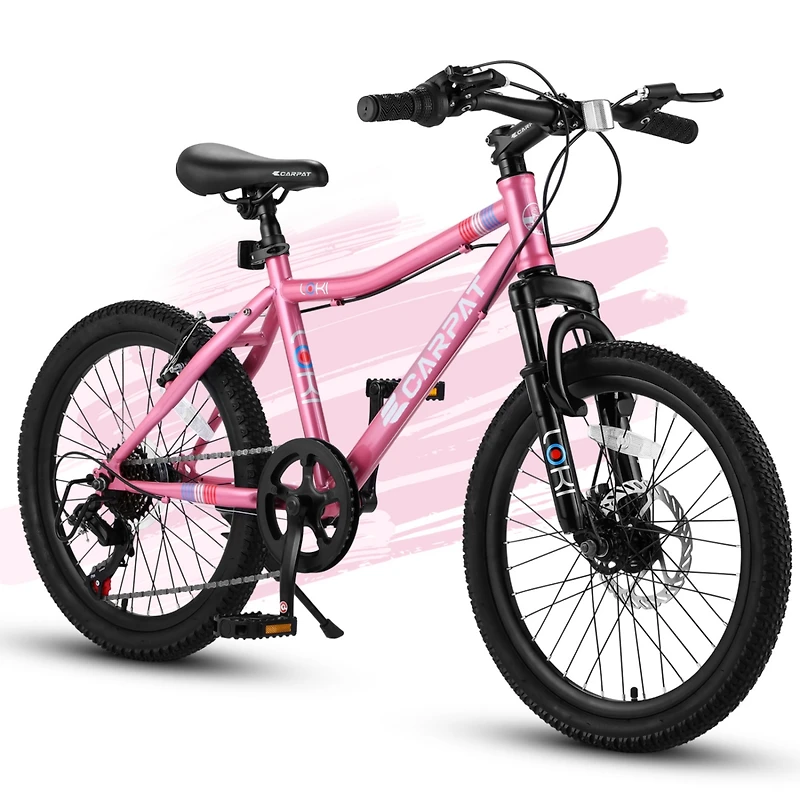 Streamdale Furniture 20" Kids Bike: 7-Speed, Disc Brake, Front Suspension