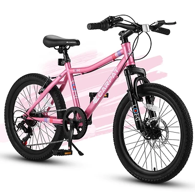 Streamdale Furniture 20" Kids Bike: 7-Speed, Disc Brake, Front Suspension