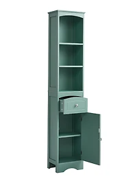 Streamdale Tall Bathroom Cabinet w/ Drawer & Adjustable Shelf