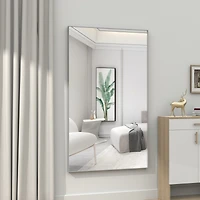 60x36" Oversized Rectangle Mirror with Removable Tray