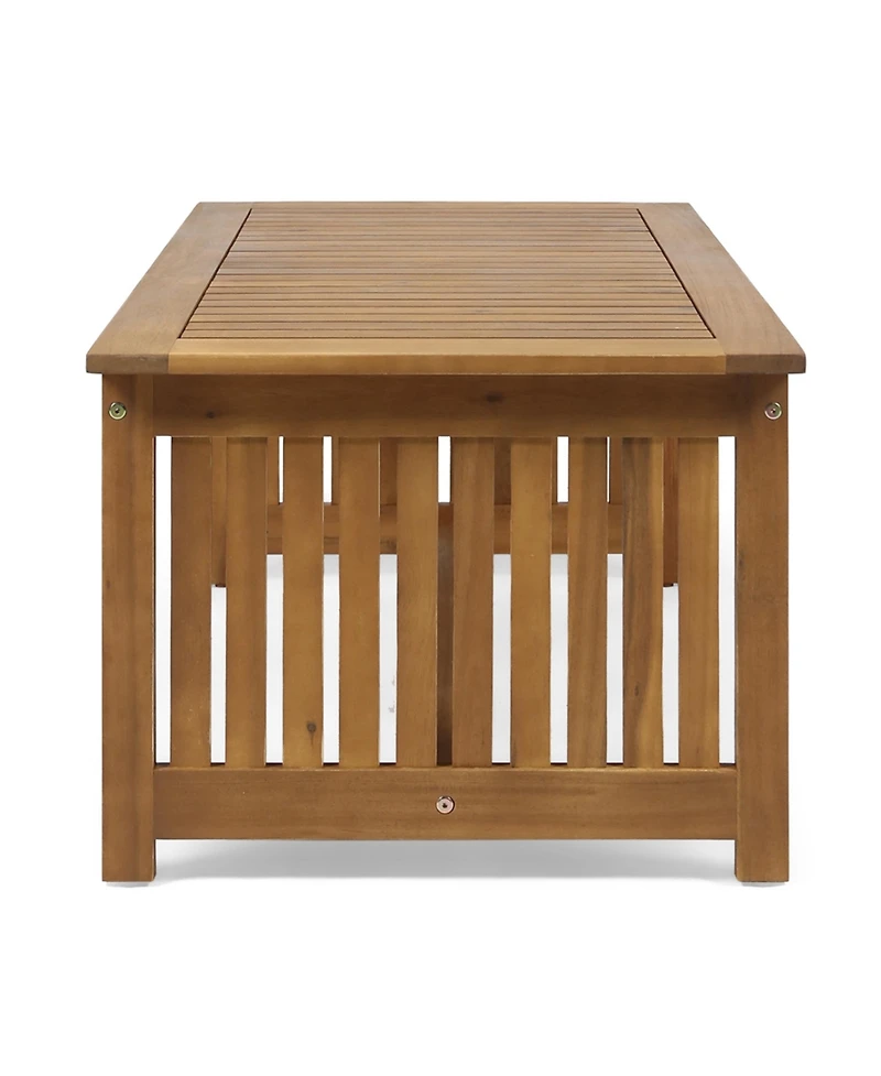 Streamdale Acacia Wood Coffee Table with Brown Patina Finish