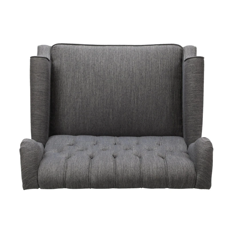 Streamdale Diamond Stitch Wingback Manual Recliner Comfort and Style United