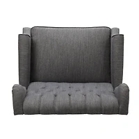 Streamdale Diamond Stitch Wingback Manual Recliner Comfort and Style United