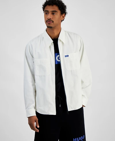 Hugo by Boss Men's Eblo Zip Front Corduroy Jacket