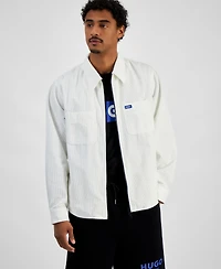 Hugo by Boss Men's Eblo Zip Front Corduroy Jacket