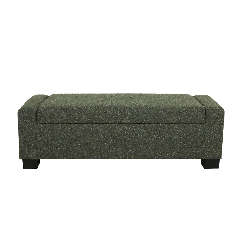 Streamdale Stylish Fabric Storage Ottoman with Flip-Lid Top