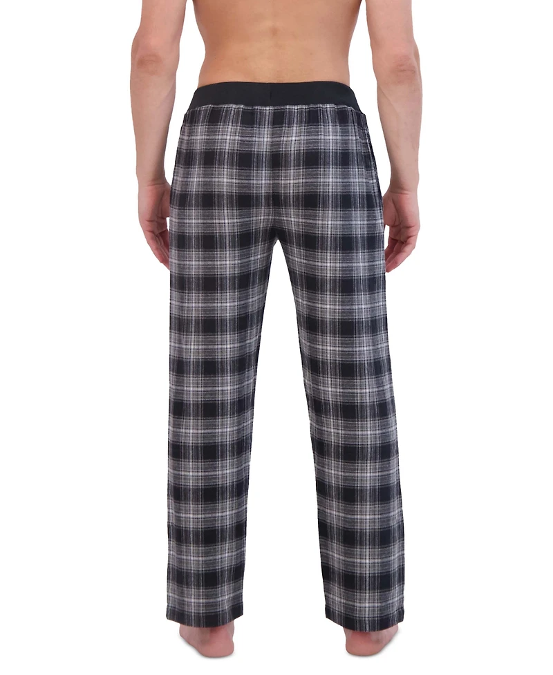 Hanes Men's Ultra Soft Plaid Flannel Pajama Pants