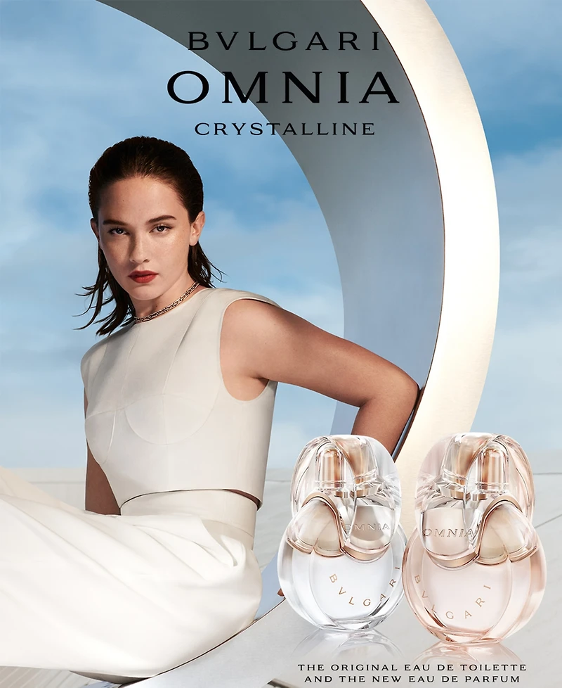 Bvlgari Omnia Crystalline Eau de Parfum, 3.4 oz.