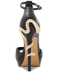 Aldo Women's Medusa Two-Piece Snake Stiletto Sandals