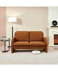Streamdale Furniture Lamb Fabric Sofa Modern Comfort & Style for You