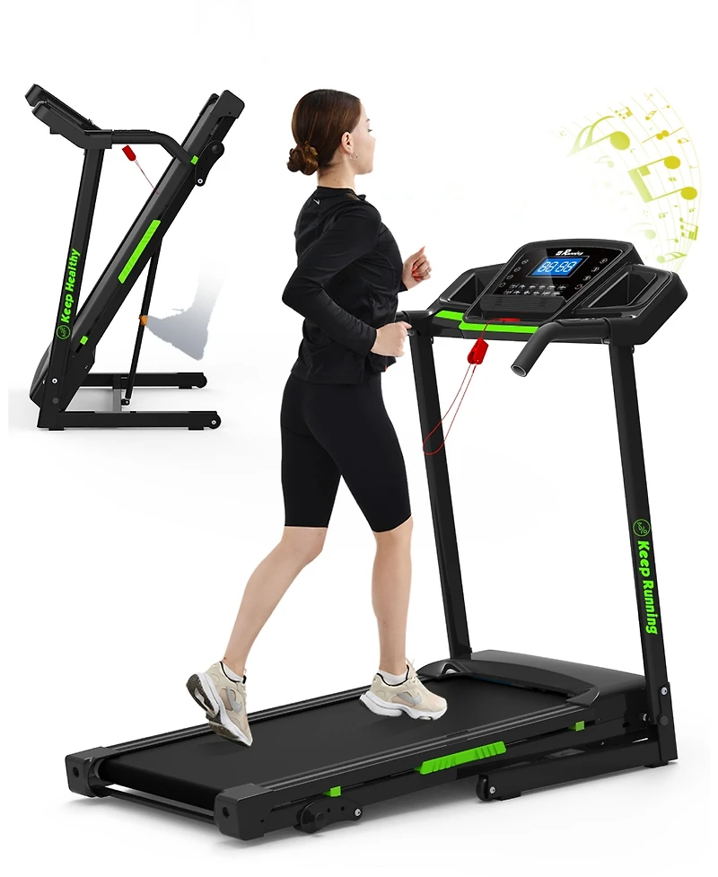 Streamdale Silent Treadmill with Space-Saving Design