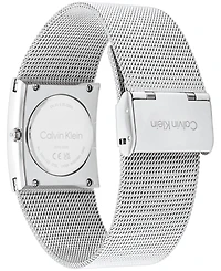 Calvin Klein Women's Pulse Silver Stainless Steel Mesh Watch 26.40mm