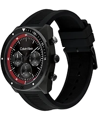 Calvin Klein Men's Flex Silicone Strap Watch 45mm