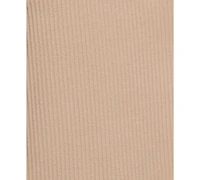 Andrew Marc Sport Women's Brushed Rib Sleeveless Turtleneck Tunic with Side Vents Top