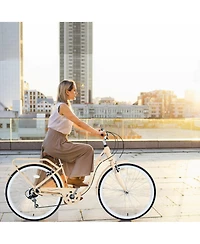 Streamdale 7 Speed, Steel Frame, Multiple Colors 24 Inch Ladies Bicycle