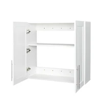Streamdale Furniture Stackable Wall Mounted Storage Cabinet, 11.81" D X 31.50"W X 29.92" H, White