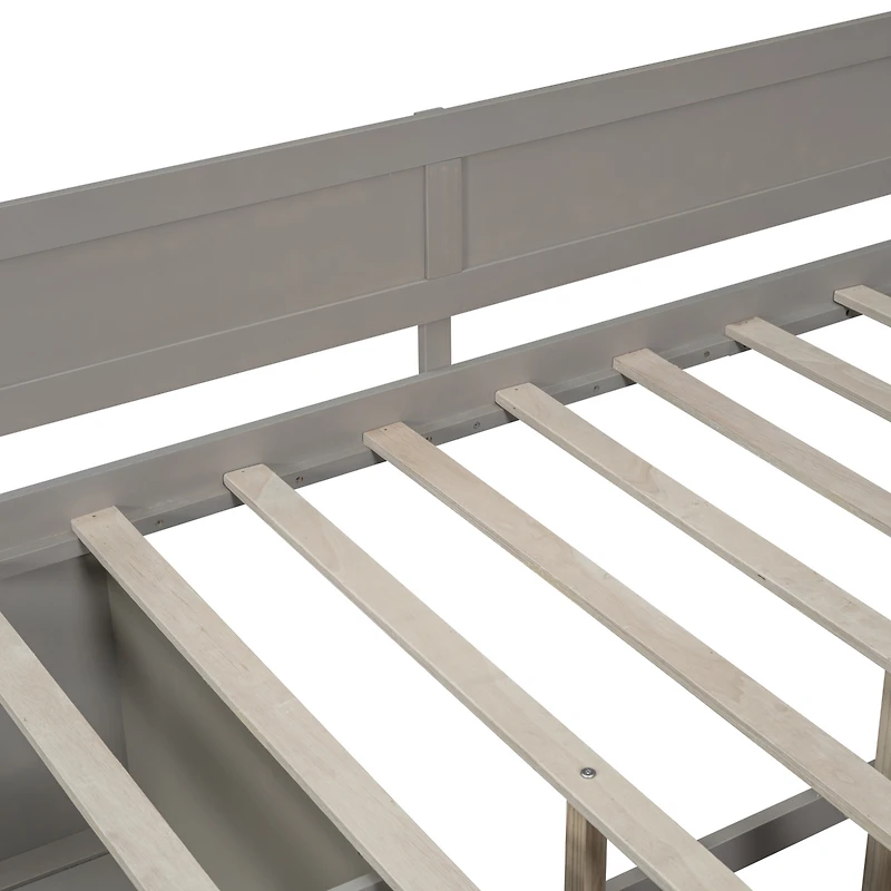 Streamdale Full Daybed With Drawers And Shelves