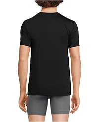 Lands' End Men's Flex Performance Crewneck Undershirt