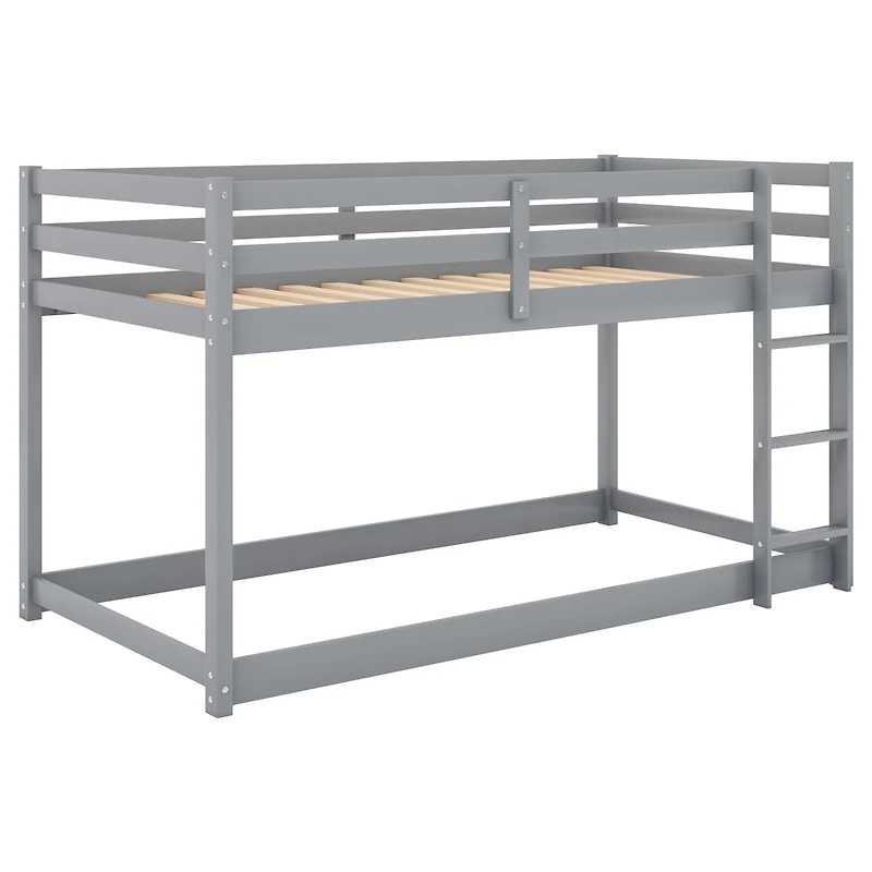 Streamdale Twin Over Floor Bunk Bed With Ladder