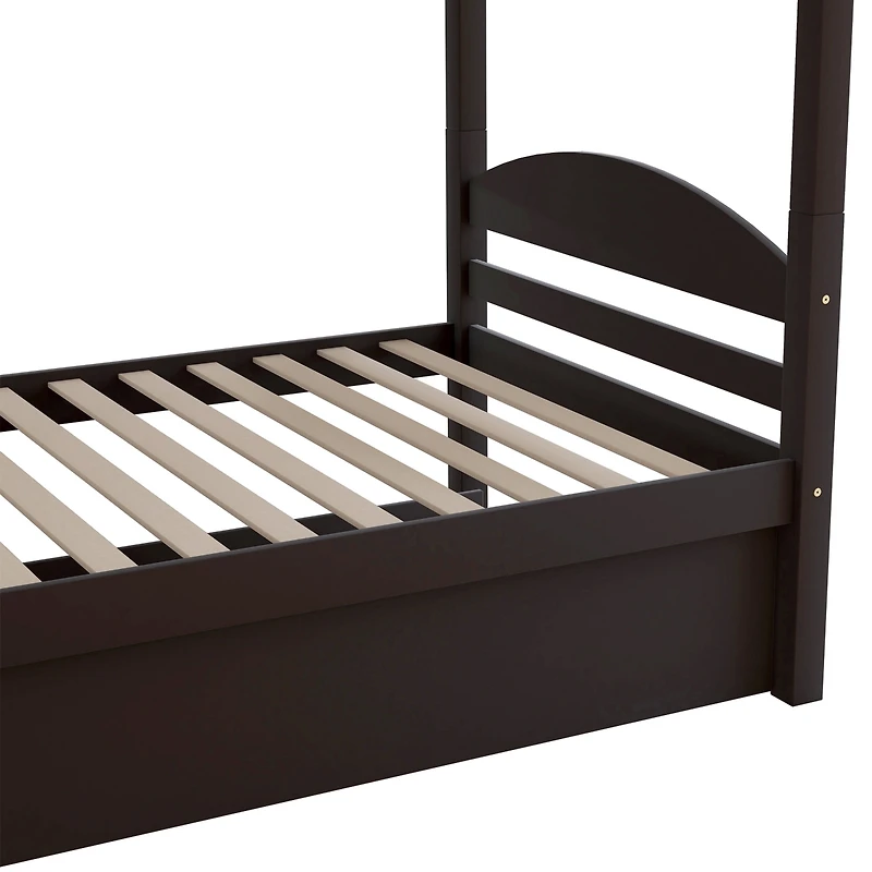Streamdale Twin L-Shaped Bunk Bed With Trundle