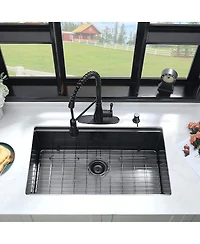 Streamdale Workstation 32 L X 19 W Undermount Kitchen Sink With Accessories