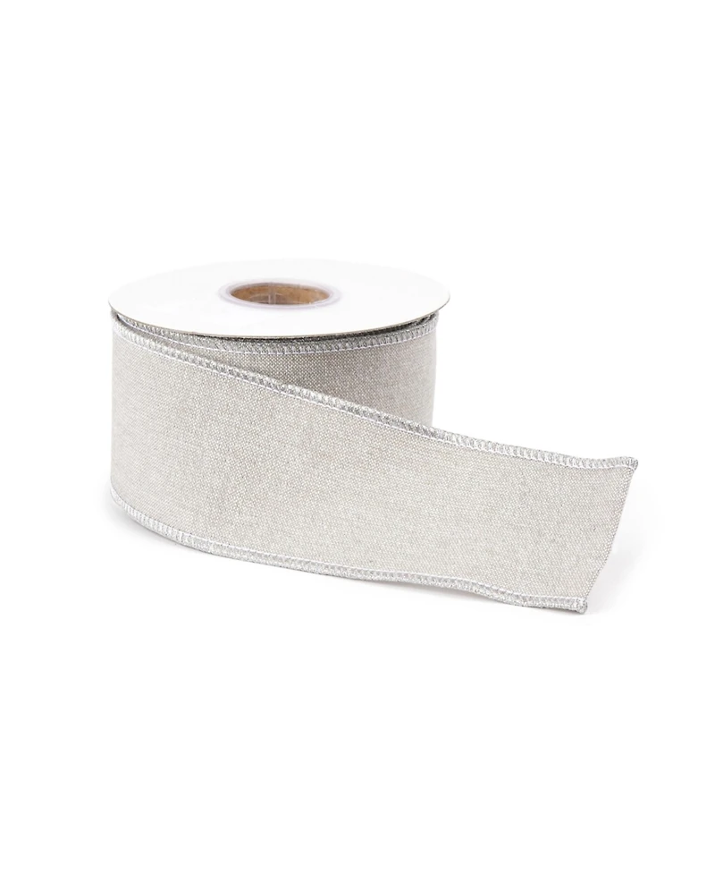 Slickblue Set of 2 Wired Cotton Ribbons – Perfect for Crafting and Decor