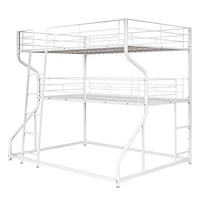 Streamdale Triple-Tier Bunk Bed with Extended Access