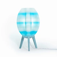 Jonathan Y Wavy Modern Contemporary Plant-Based Pla 3D Printed Dimmable Led Table Lamp