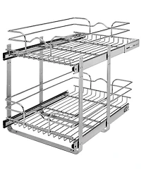 Rev-a-Shelf Kitchen Cabinet Pull Out Shelf Organizer, 15 x 22 In, 5WB2-1522CR-1