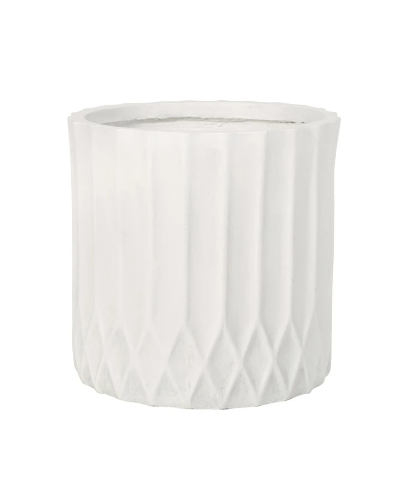 Streamdale Natural Stone Concrete Planter, Pleated