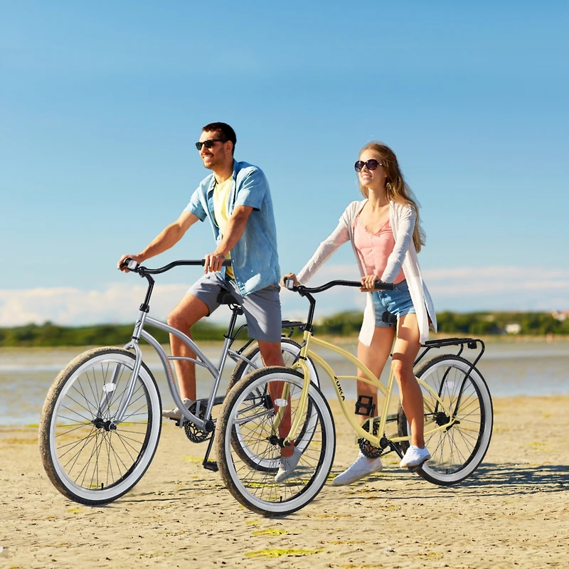 Streamdale 17-inch Single-Speed Cruiser Bike with Classic Comfort Features