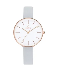 Obaku Women's Viol White Dial Watch - V211LXVIRL