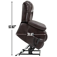 Electric Power Lift Recliner with Massage & Heat