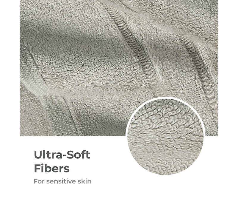 Cariloha Bath Sheet | Blush 40"x72" Turkish Cotton & Viscose Material Blend Extra Smooth, Odor Resistant and Highly Absorbent