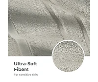 Cariloha Bath Sheet | Blush 40"x72" Turkish Cotton & Viscose Material Blend Extra Smooth, Odor Resistant and Highly Absorbent