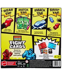 Mattel Rock 'Em Sock 'Em Robots Fight Cards Card Game