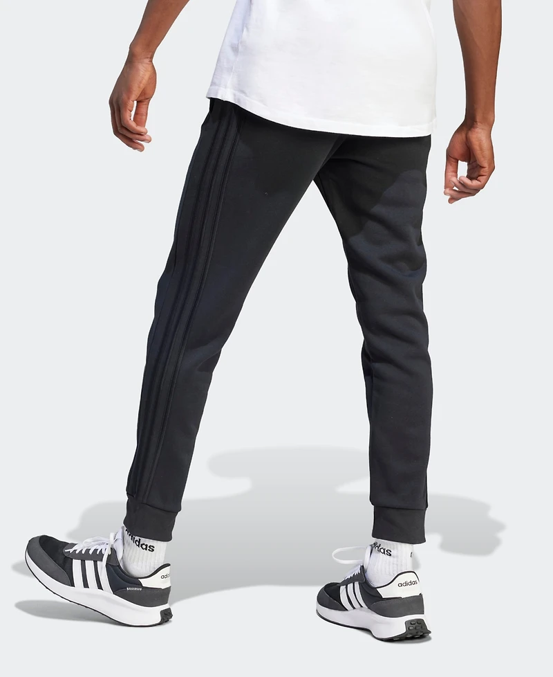 adidas Men's Essentials 3-Stripes Tapered Cuff Training Pants