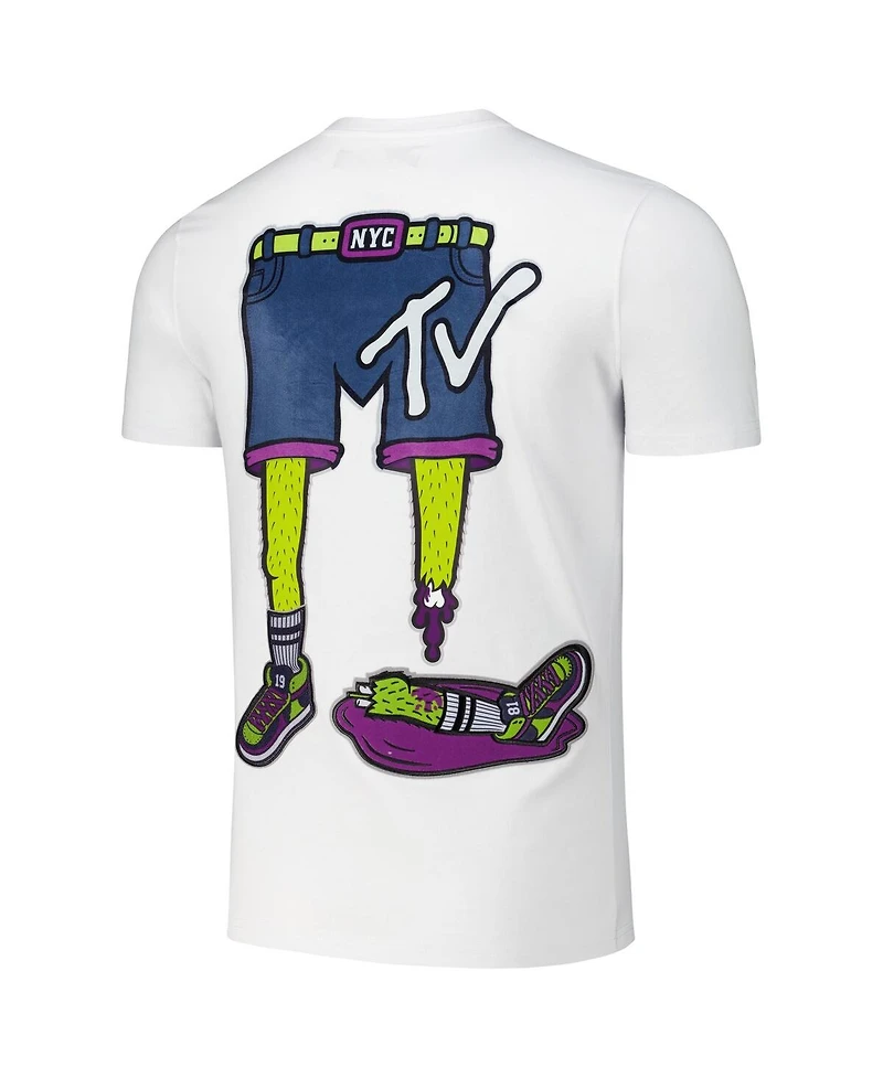 Freeze Max Men's White Mtv Zombie Regular Fit T-Shirt