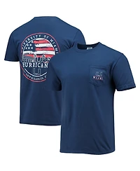 Image One Men's Navy Miami Hurricanes Campus Americana T-Shirt