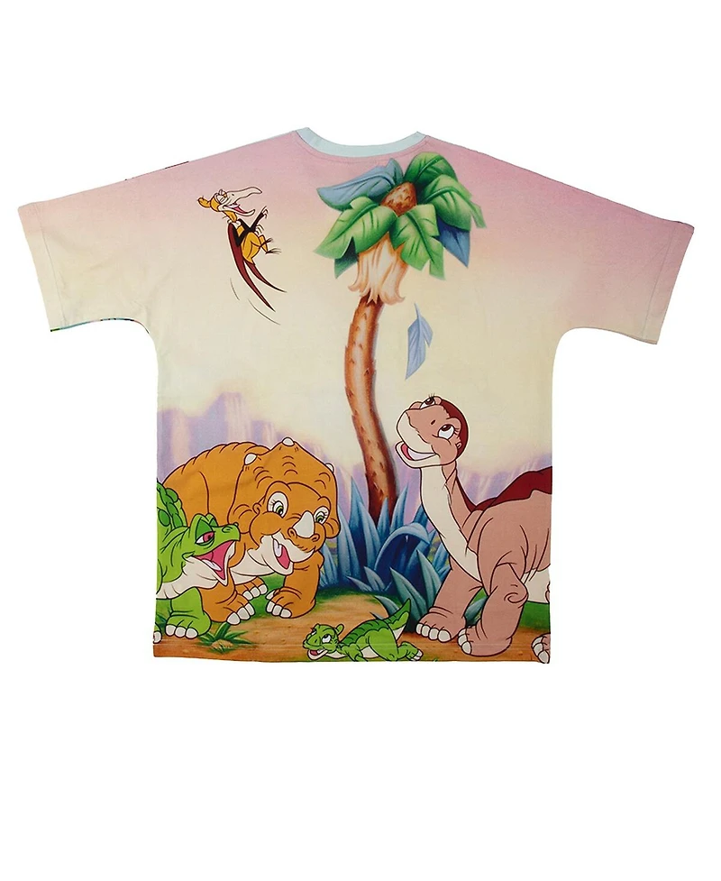 Dumbgood Men's and Women's Mint the Land Before Time Group Graphic T-Shirt