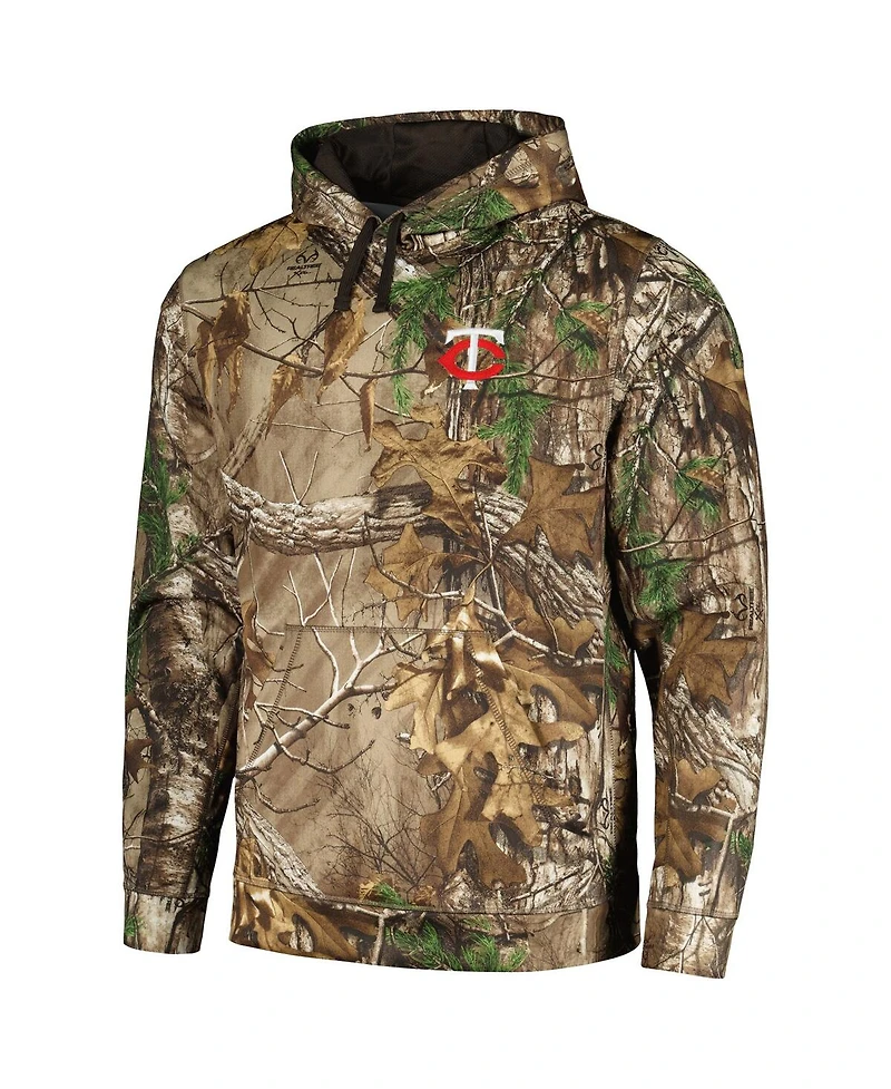 Dunbrooke Men's Camo Minnesota Twins Champion Realtree Pullover Hoodie