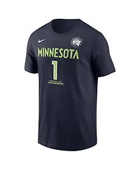 Nike Men's and Women's Diamond Miller Navy Minnesota Lynx Explorer Edition Name Number T-Shirt