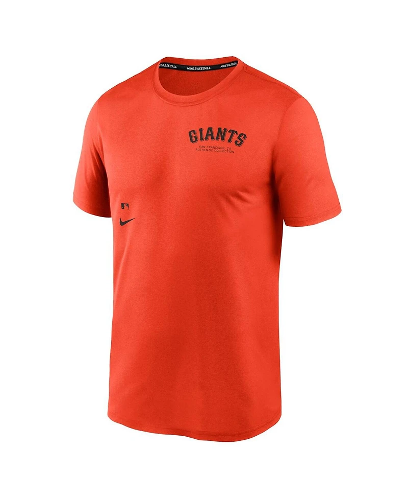 Nike Men's Orange San Francisco Giants Authentic Collection Early Work Tri-Blend Performance T-Shirt