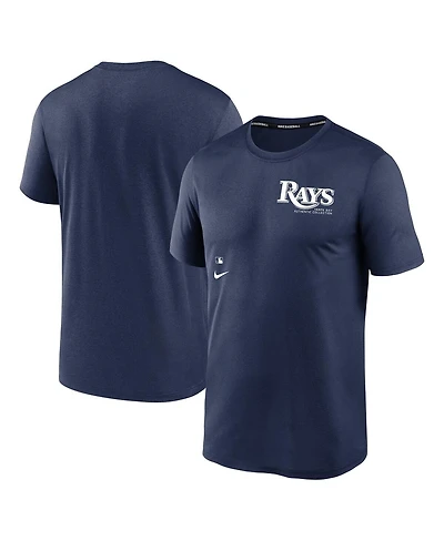 Nike Men's Navy Tampa Bay Rays Authentic Collection Early Work Tri-Blend Performance T-Shirt