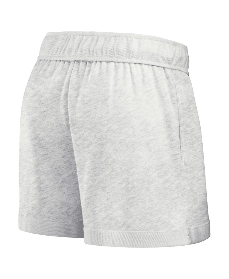 Fanatics Women's Oatmeal Miami Dolphins vintage-like Badge Shorts
