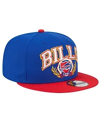 New Era Men's Royal/Red Buffalo Bills Team Establish 9FIFTY Snapback Hat