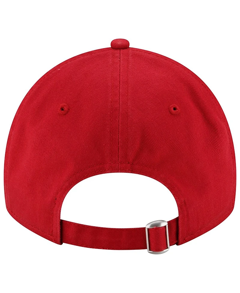 New Era Men's Cardinal Arizona Cardinals Distinct 9TWENTY Adjustable Hat