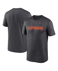 Nike Men's Anthracite Clemson Tigers Primetime Legend Wordmark T-Shirt
