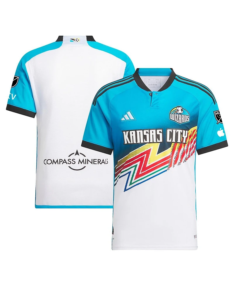 Adidas Men's White Sporting Kansas City 2024 Archive Authentic Jersey